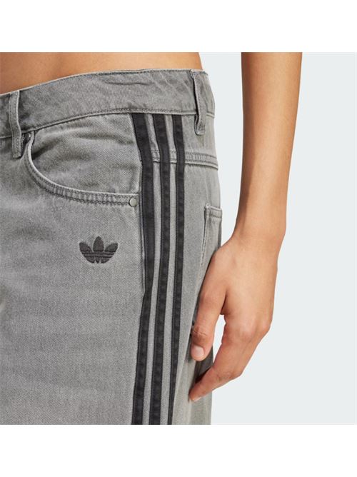 denim wide pant ADIDAS ORIGINAL | JV7455WAGRDN